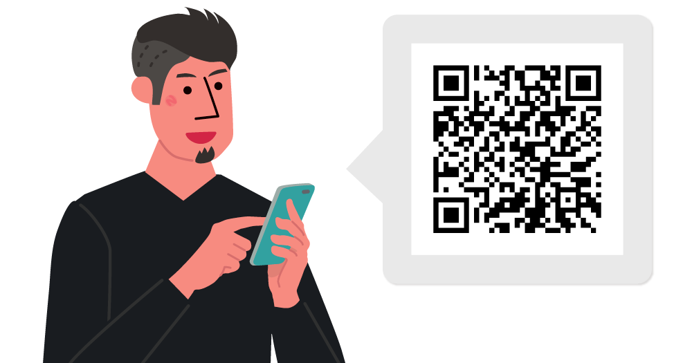 QRコードを読み取る